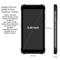 Osłona Ulefone X10 Pro wytrzymały telefon 64GB ROM wodoodporny smartfon 5180mAh telefon 5.45 "Android 11 telefon NFC 5